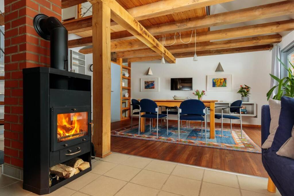 Modernes Landhaus Mit Sauna Hohen Pritz Exteriör bild